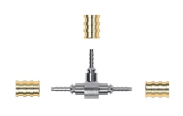 Gomax Press-Anschluss KPB0C1 Quadra DN2 T-Stück (Pack=10Stck)